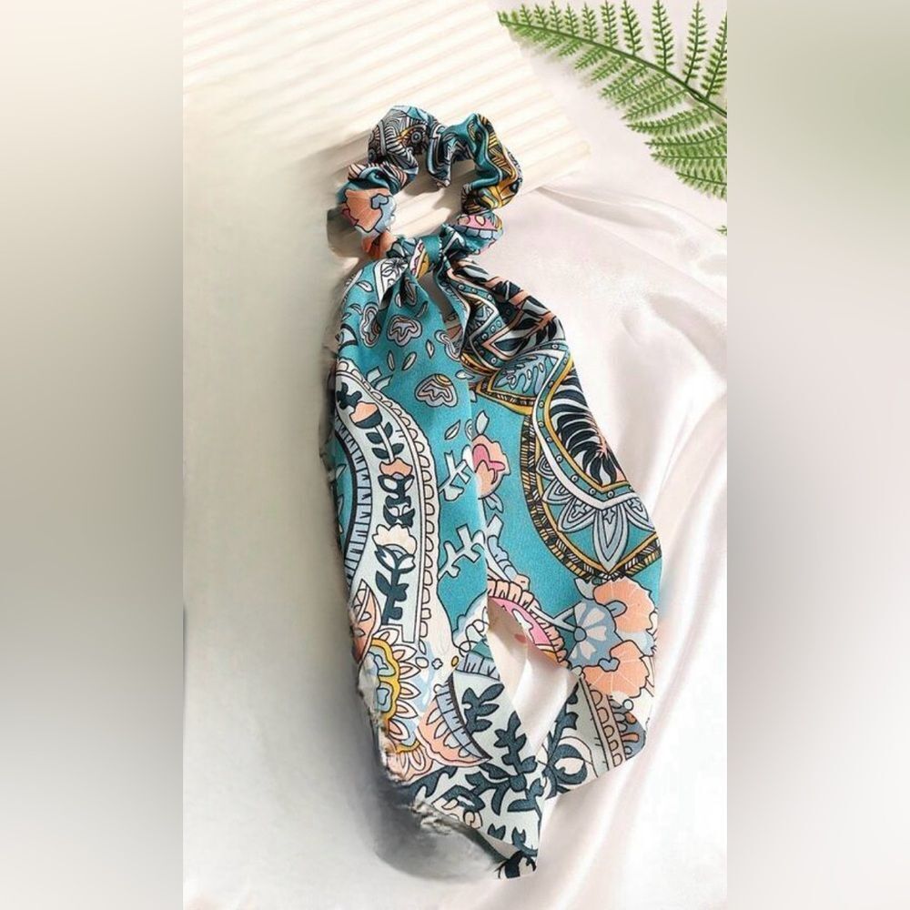 Floral Hair Scrunchie K81